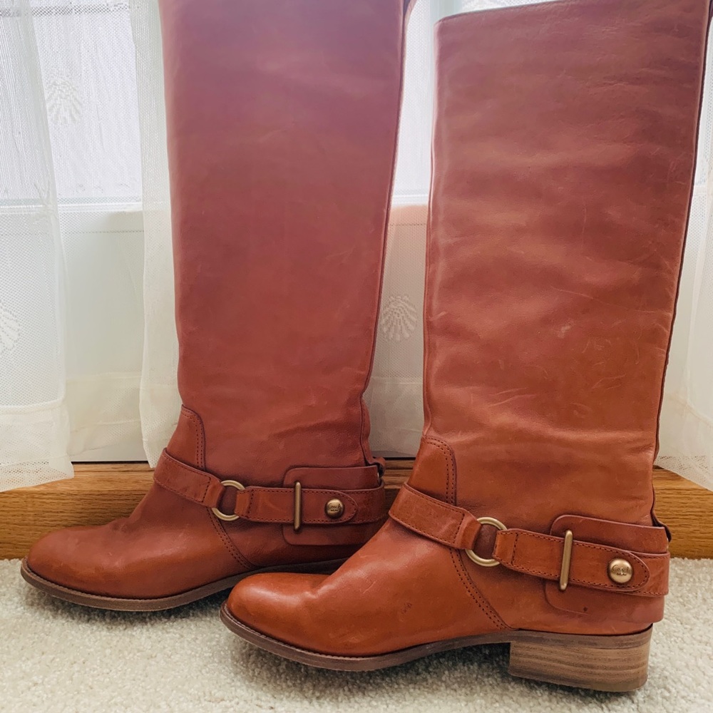 Coach Natalie Leather Boot